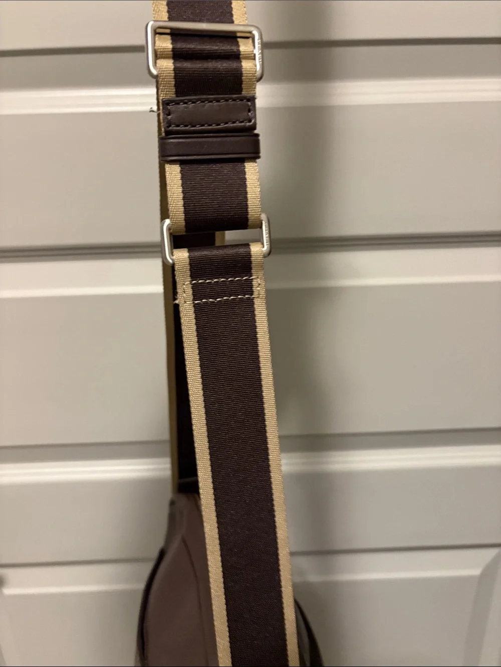 Coach Men's Heritage Pebbled Leather Flight Bag